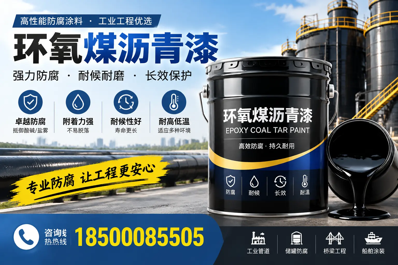 环氧煤沥青漆的施工方法与注意事项，确保在西宁顺利完成